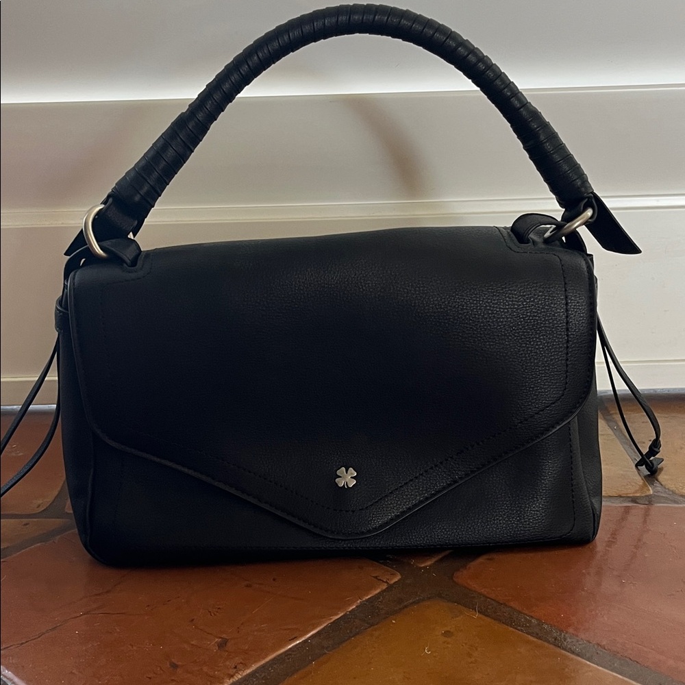 Lucky Brand Black Leather Shoulder Bag